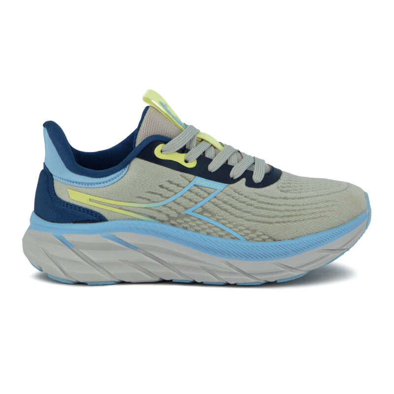 Diadora Proton Calzado Running Mujer Grey/skyblue Gris-celeste