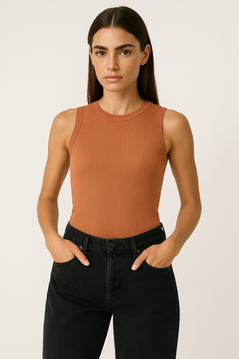 Musculosa Tulia - Terracota 