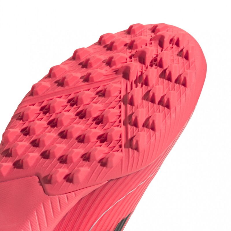 adidas Calzado de Fútbol F50 League Pasto Sintético TURBO/AURORA BLACK/PLATIN MET.