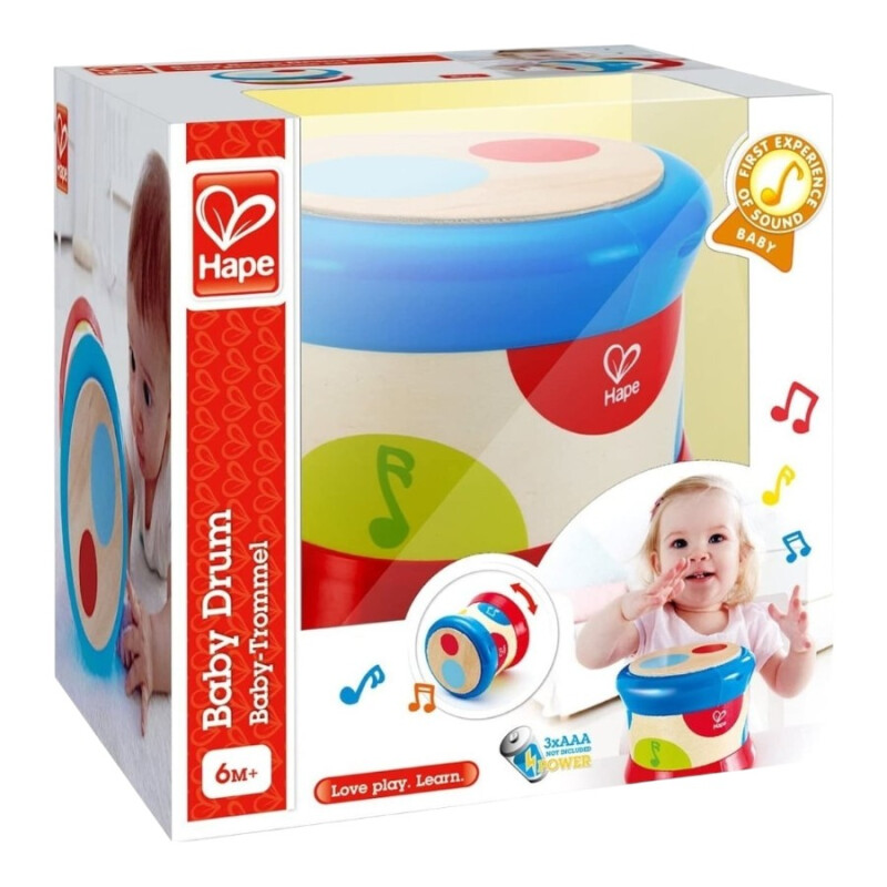 Tambor Luminoso y Giratorio Hape Tambor Luminoso y Giratorio Hape