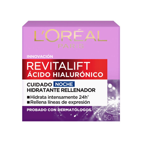 Crema de Noche L'Oréal Paris Revitalift Ácido Hialurónico 50ml Crema de Noche L'Oréal Paris Revitalift Ácido Hialurónico 50ml