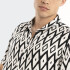 Camisa Reef de Manga Corta Geométrica Blanco