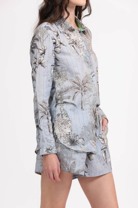 Camisa Tropique Light Blue Camisa Tropique Light Blue