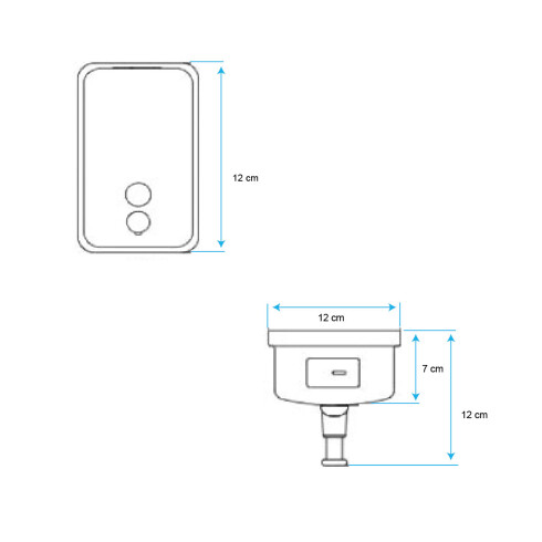 Dispensador De Jabon De 1200Ml De Acero Inoxidable 304 Satinado 000