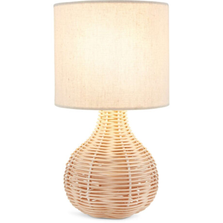 Lampara Mesa Helmer Ø17Xa32Cm Natural
