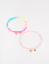 Collares Infantiles Choker Set De Chokers Kids Bff - Combinacion Multicolor
