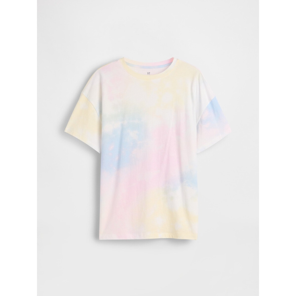 SS EXTRA RELAXED TUNIC TEE - TIE DYE - COTTON CANDY 