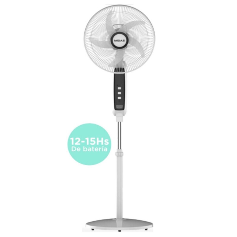 Ventilador de Pie Midas a Bateria Recargable 16¨ AIRBATTERY Ventilador de Pie Midas a Bateria Recargable 16¨ AIRBATTERY