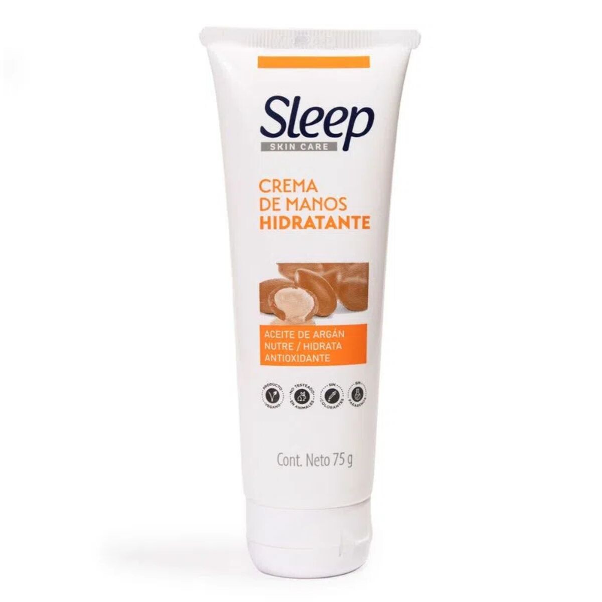 Crema para Manos Sleep Skin Care Hidratante con Aceite de Argán 75 GR 