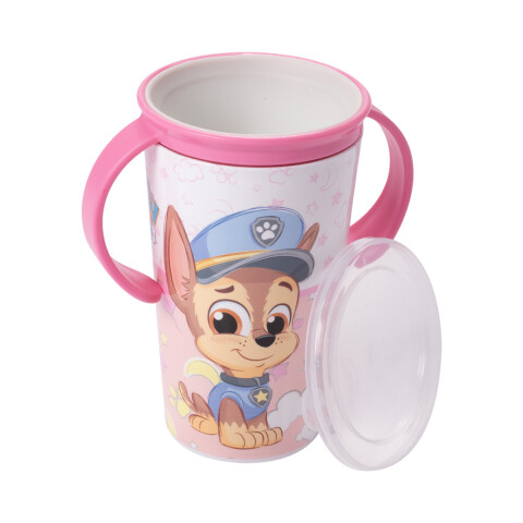 Vaso Plástico Mágico con Asas Paw Patrol Rosa 280 ml U