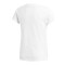 Remera Infantil Adidas Essentials Performance Logo Blanco - Púrpura