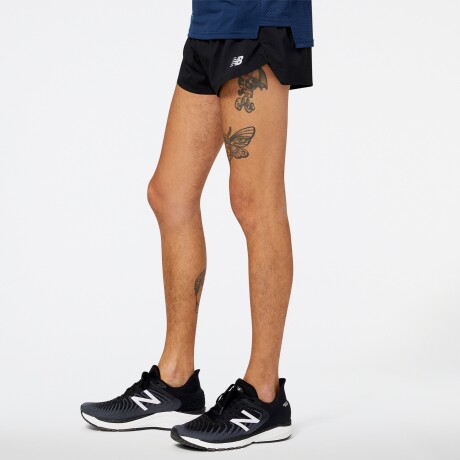 Short New Balance de hombre - Accelerate 3" - MS23243BK BLACK