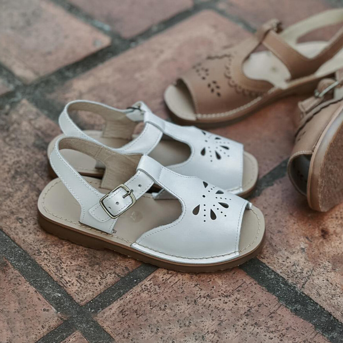 Sandalia Loulou - Blanco 