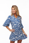 VESTIDO PIPER ESTAMPADO AZUL Y BLANCO