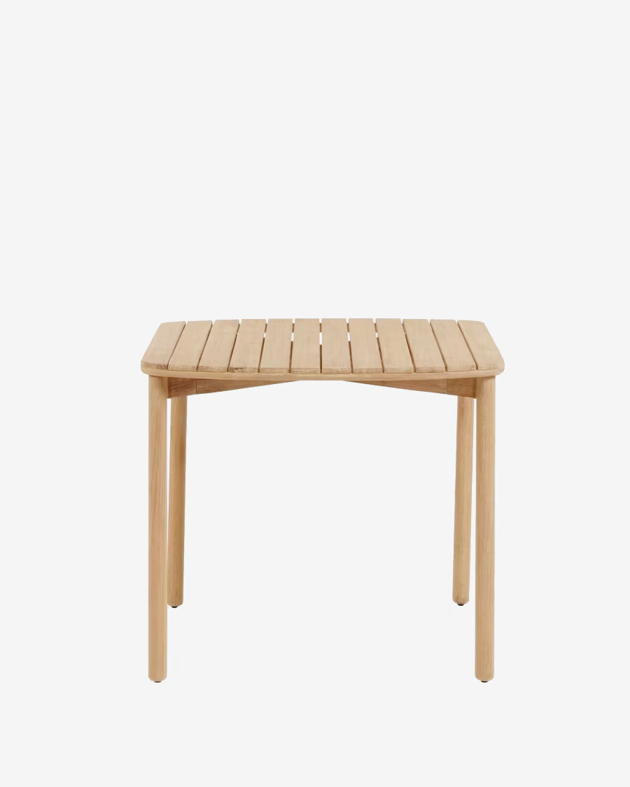 Mesa Sheryl de madera maciza de eucalipto 90 x 90 cm FSC 100% Mesa Sheryl de madera maciza de eucalipto 90 x 90 cm FSC 100%