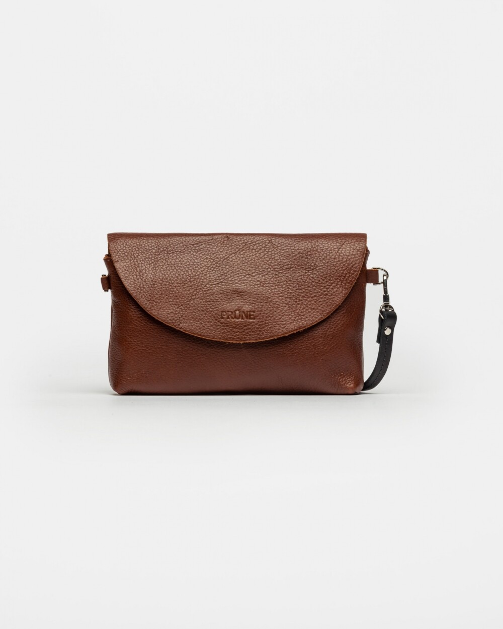 Mini Bag Viena En Cuero Liso Satinado Tabaco