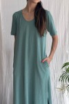 Vestido largo Lake Turquesa