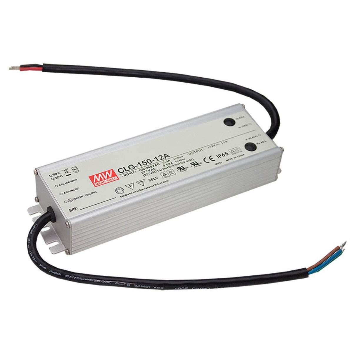 Driver de alimentación LED IP67 CC/CV AC/DC 18-24V 6.3A 