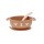 Bowl silicona con ventosa y cuchara fox