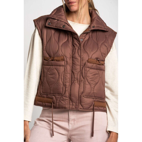 Chaleco Reversible Marrón