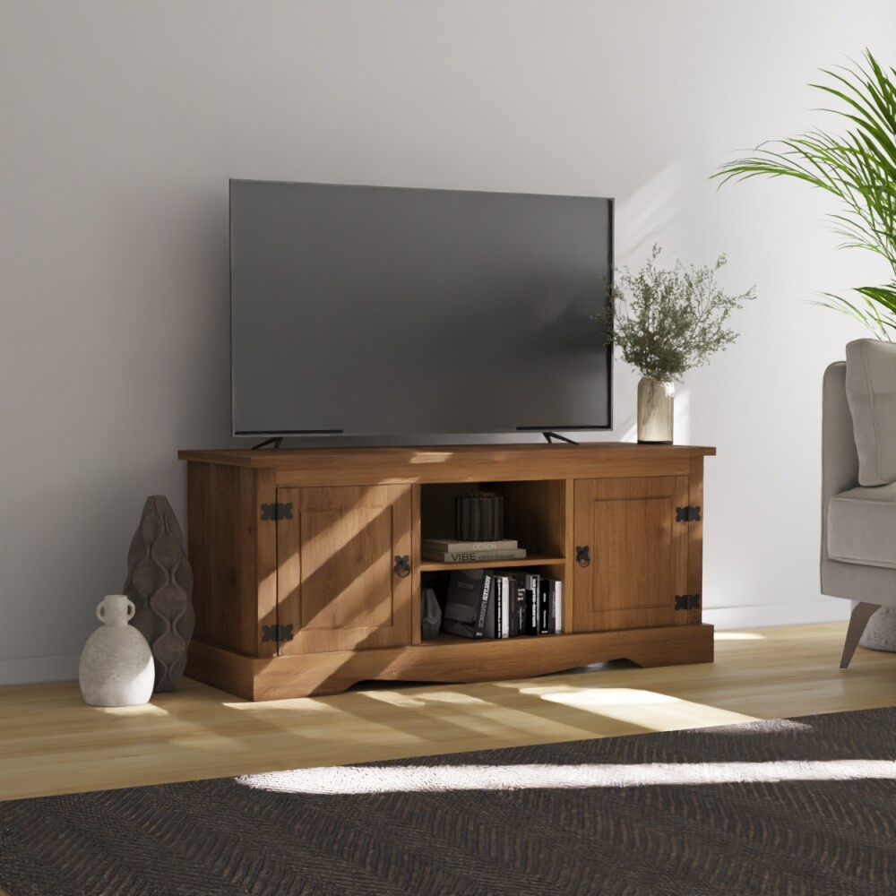 Rack 2 Puertas Línea Mexicana Nogal