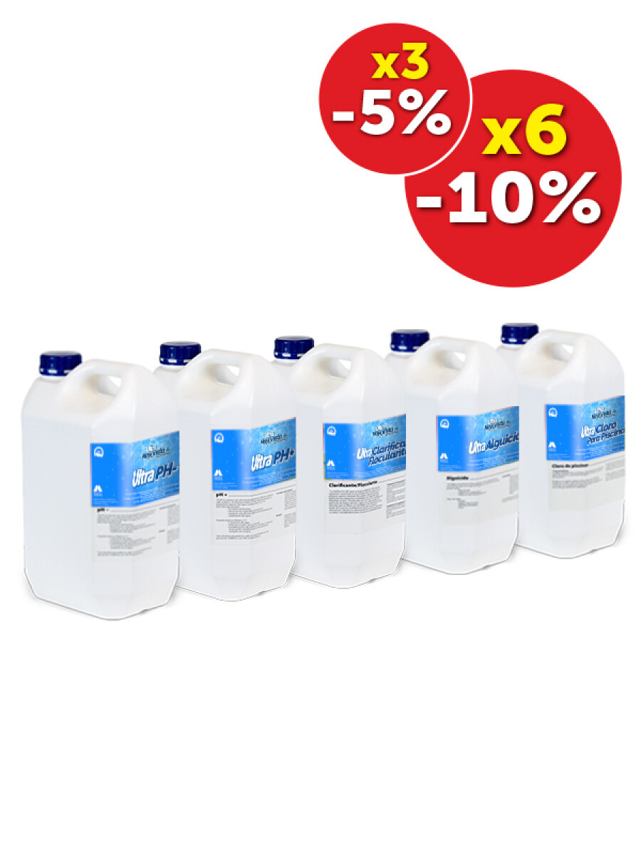 Pack Piscina - Cloro 5L GRATIS! 