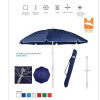 Sombrilla Playa Twist 2M UV50+ Reforzada Azul
