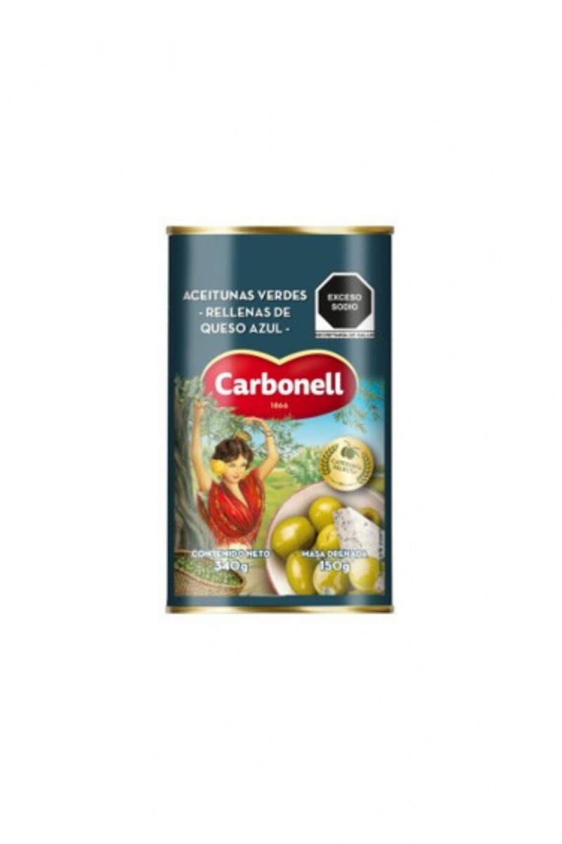CARBONELL Aceitunas c/Queso Azul 340grs. CARBONELL Aceitunas c/Queso Azul 340grs.