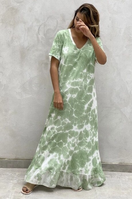 VESTIDO MONET VERDE