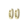 Caravanas, aros de oro 18k y brillantes N8768 Caravanas, aros de oro 18k y brillantes N8768