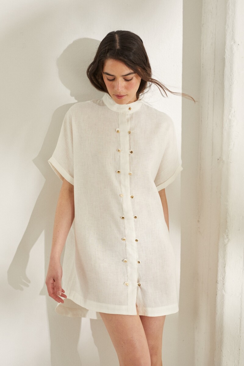 VESTIDO JAPON Manteca