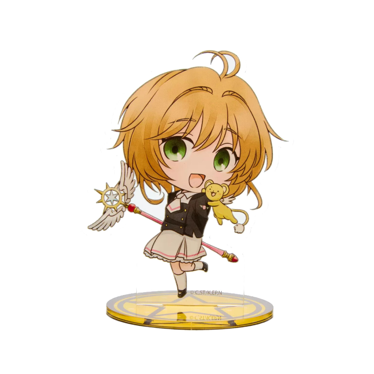 Sakura Cardcaptor - Figura de acrílico - Sakura School Uniform 
