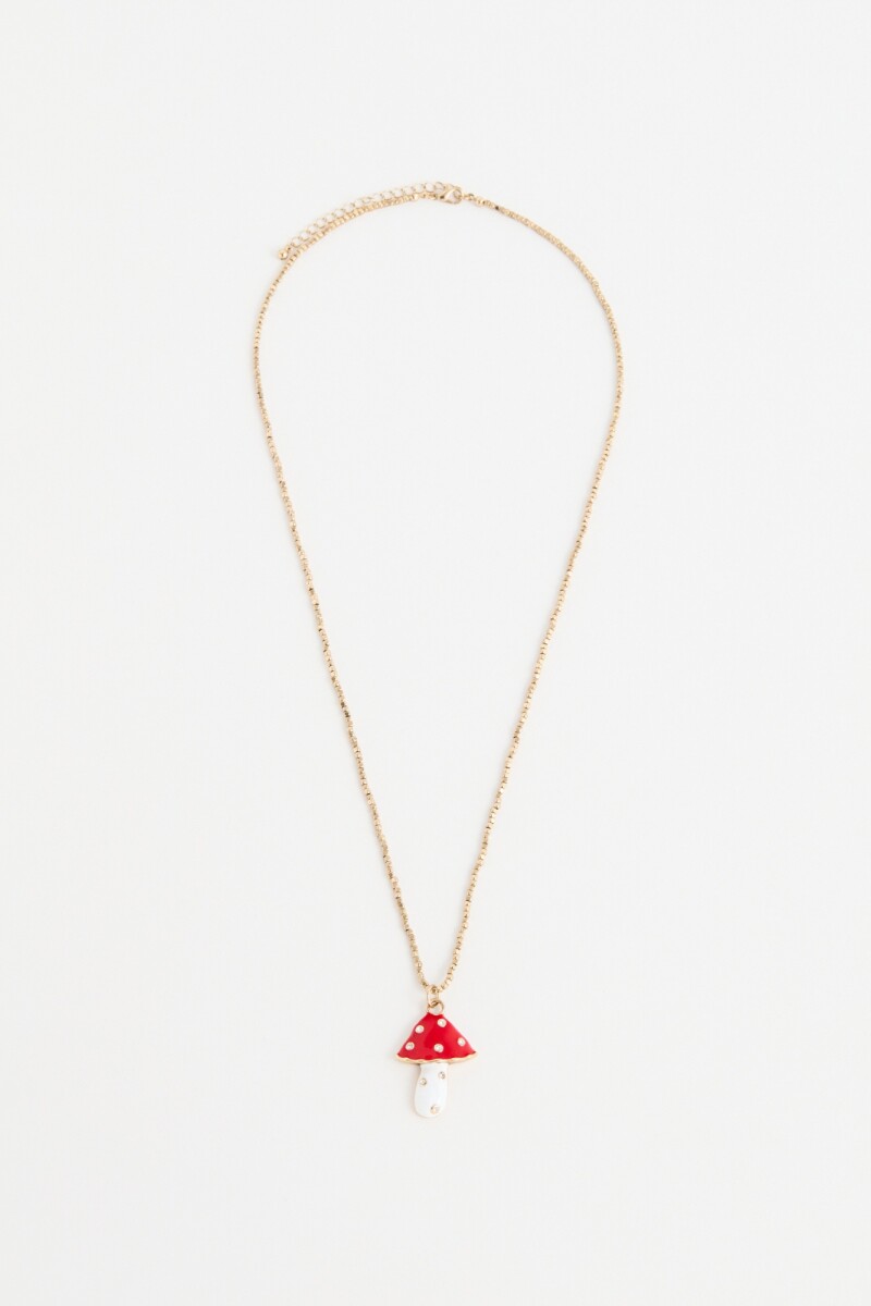 Collar Hongo Shinny Dorado