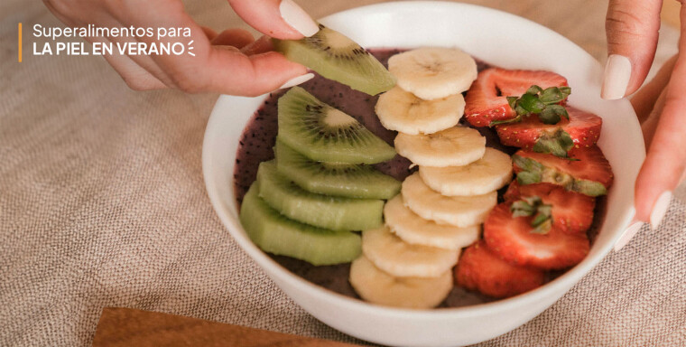 Superalimentos para la piel en verano