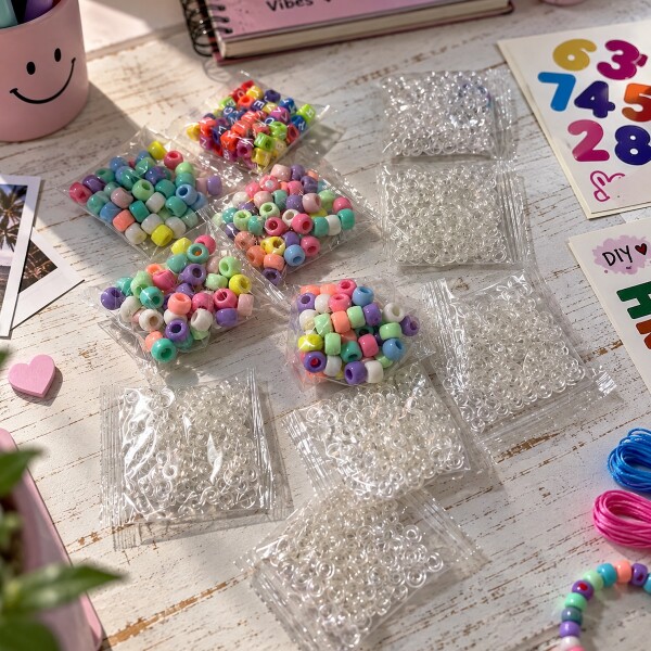 Set Para Hacer Pulseras Gomitas Banditas Brazaletes Niñas Niños Kit x 8000 Piezas IMBACK Set Para Hacer Pulseras Gomitas Banditas Brazaletes Niñas Niños Kit x 8000 Piezas IMBACK
