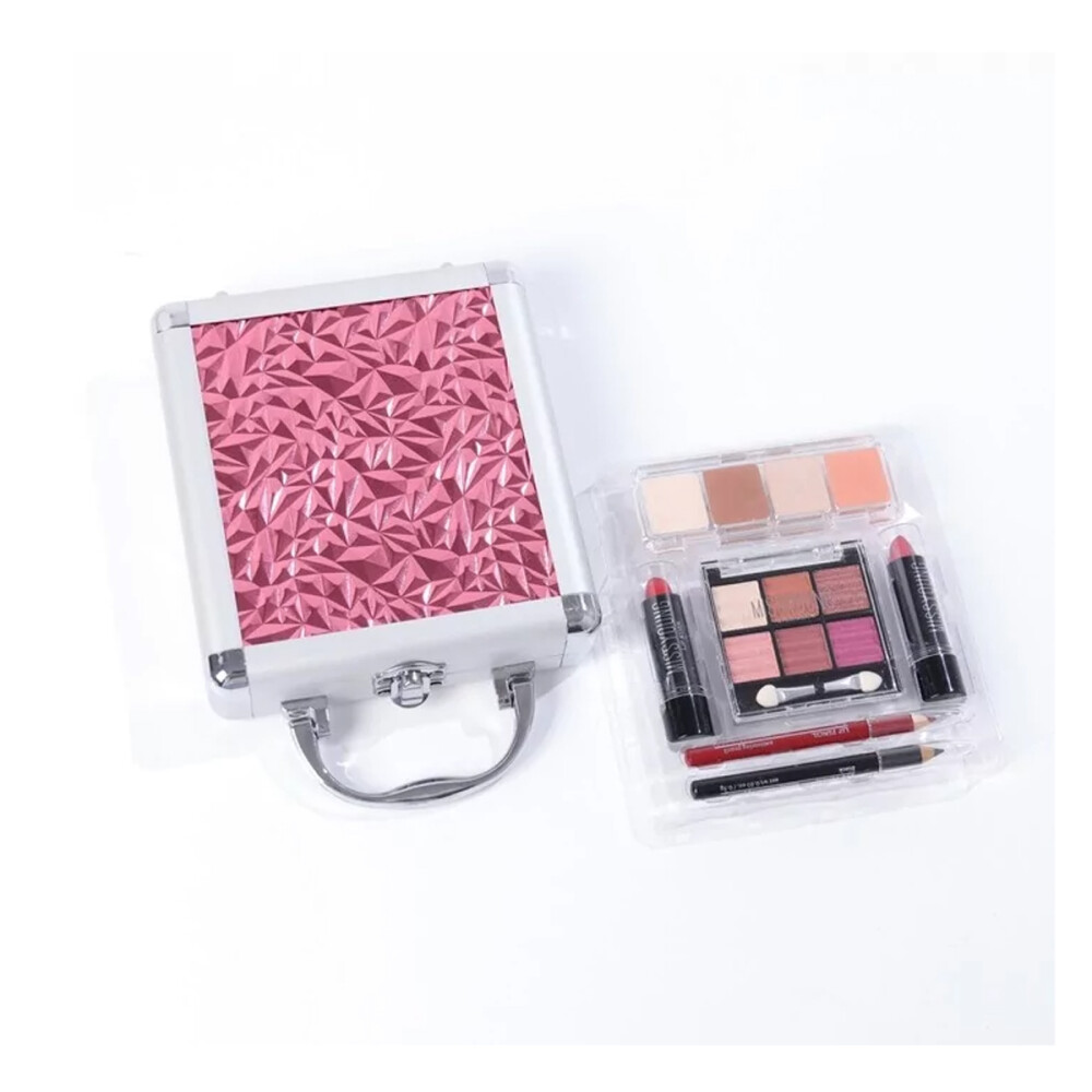 Valija De Maquillaje Chica Con Cosmeticos Incluidos Rosa