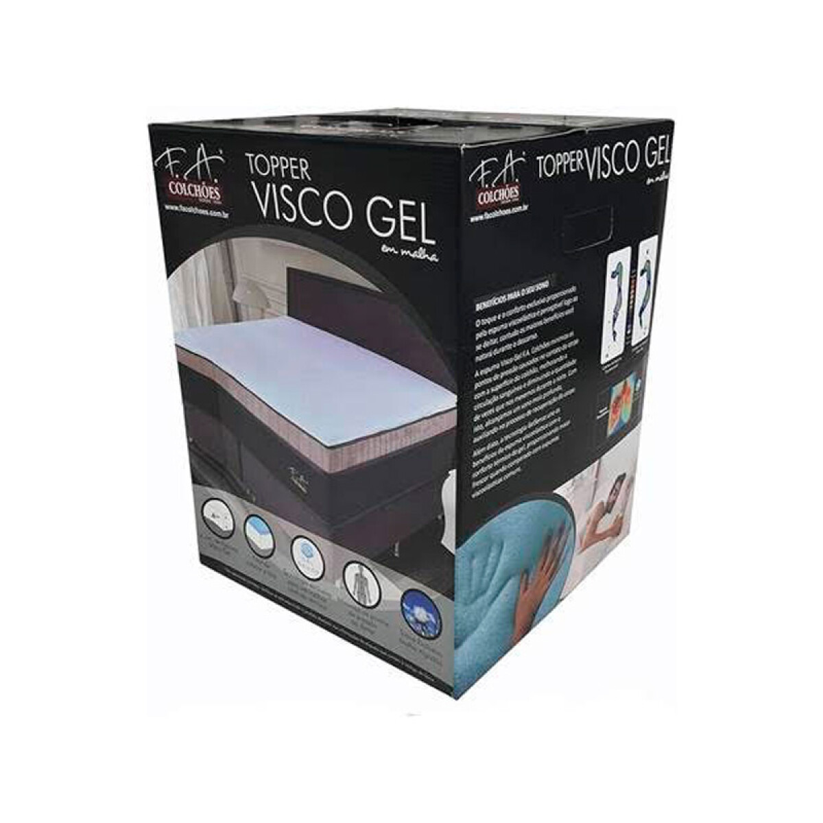 Pillow Top Viscogel - 160 x 200 