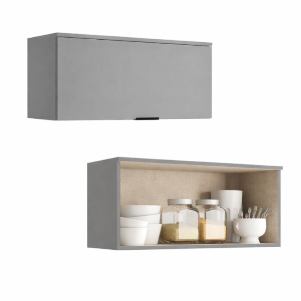 COCINA MODULADA 2.70 MT TITANIUM/FREIJO - ALPHA COCINA MODULADA 2.70 MT TITANIUM/FREIJO - ALPHA