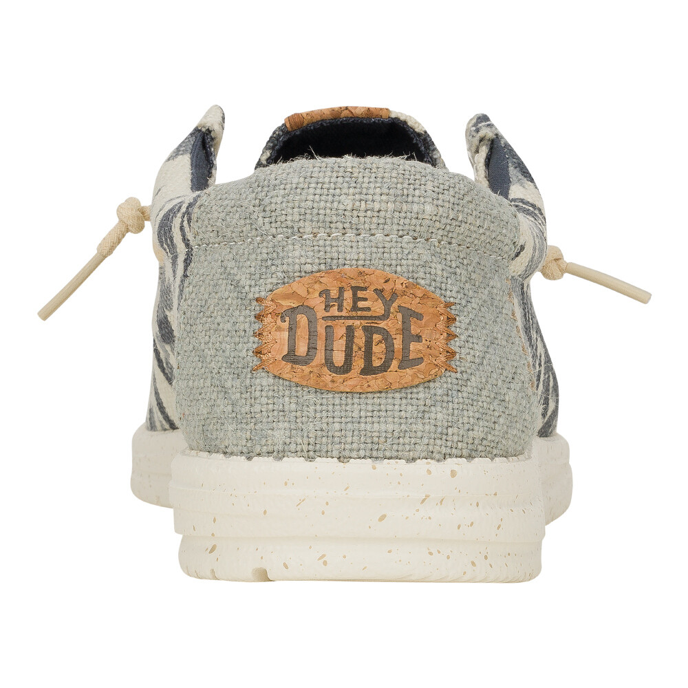 Wally Palm Jute - Hombre Egret/Cloud Blue