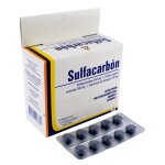 SULFACARBON CJ X 10 COMPRIMIDOS única