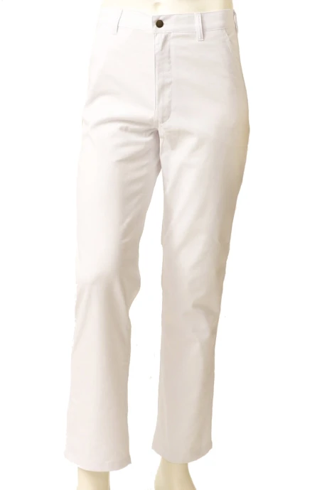 Pantalón gabardina de trabajo Blanco