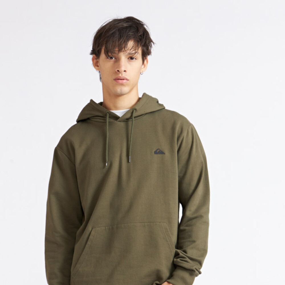 Quiksilver Buzo Polar con Capucha BASIC HOODIE Hombre - Marrón Marron