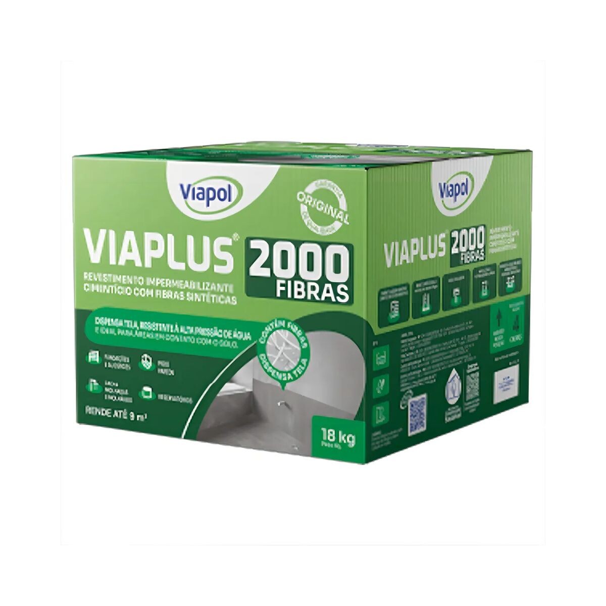 IMPERMEABILIZANTE VIAPLUS 2000 X 18KG Impermeabilizante Viaplus 2000 X 18kg