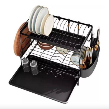 Escurridor de Platos Metálico con Porta Cuchillas 824-1 001