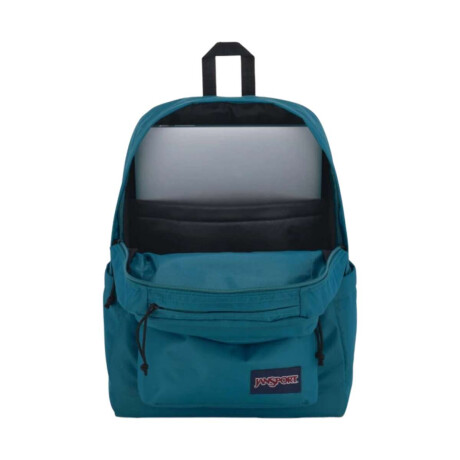 Mochila Jansport Double Break Deep Lake Verde