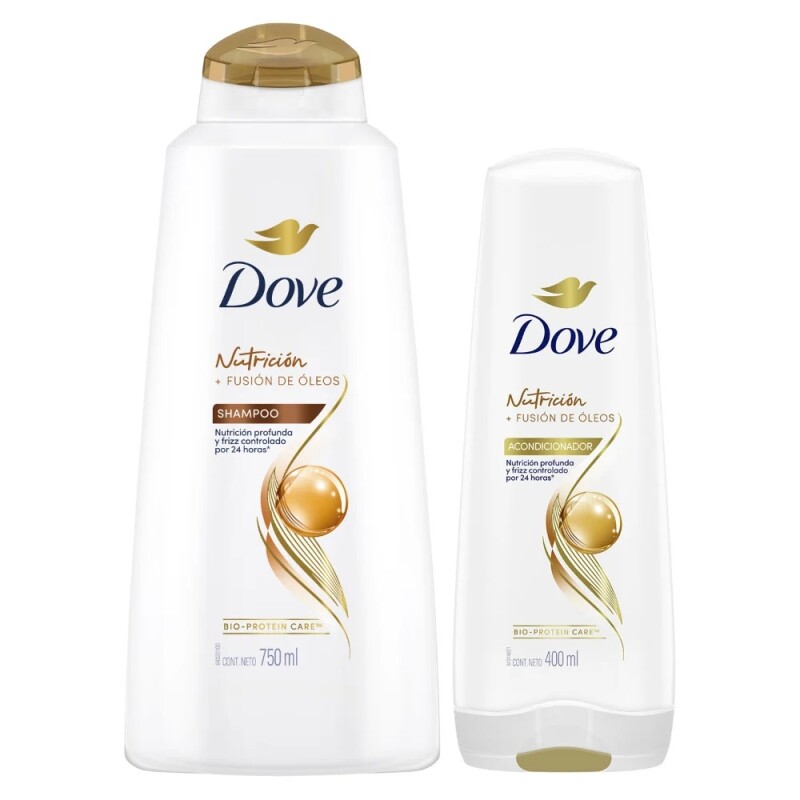 Shampoo Dove Oleo Nutrición 750 Ml. + Acondicionador 400 Ml. Shampoo Dove Oleo Nutrición 750 Ml. + Acondicionador 400 Ml.