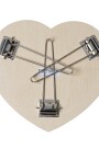 Heart Folding Table Rojo