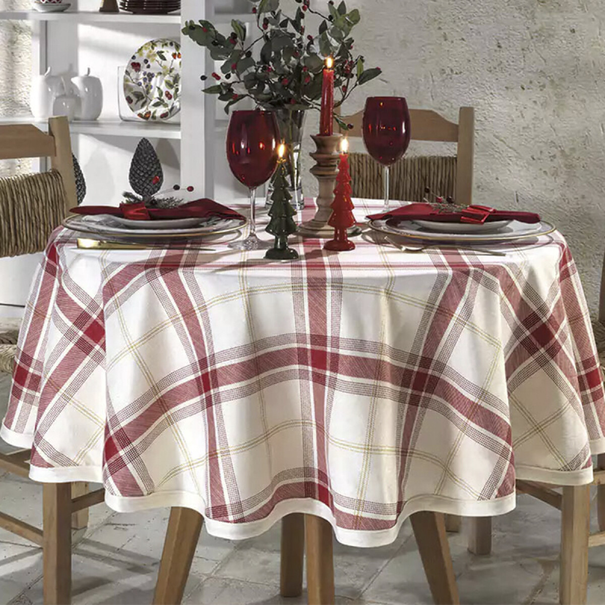 Mantel Redondo Dohler Celebra Navidad 160 cm - 99 