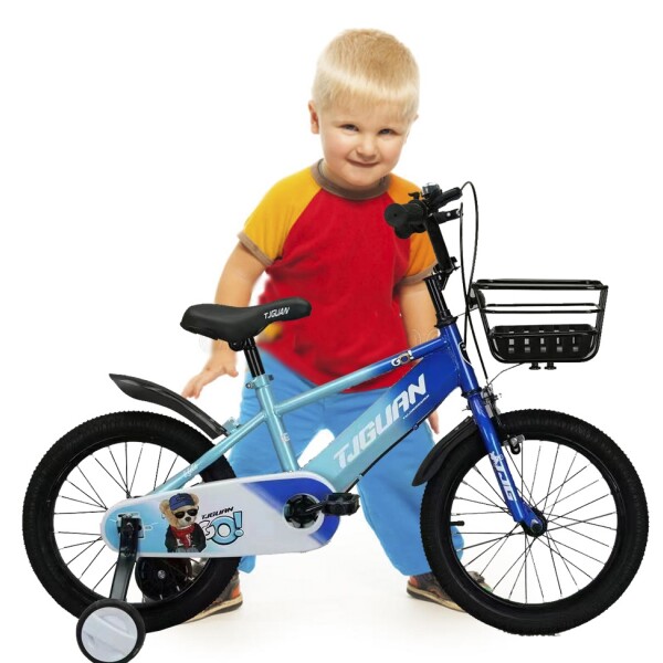 Bicicleta Infantil Rodado 12 Para Niños Con Rueditas Auxiliares Azul