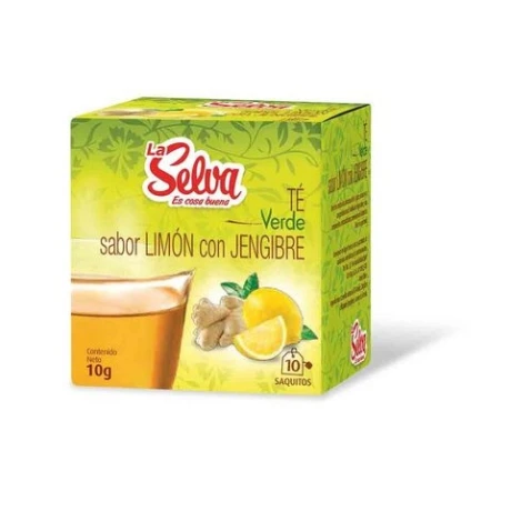 TE LA SELVA X 10 VERDE C/LIMON TE LA SELVA X 10 VERDE C/LIMON